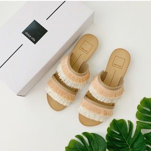 Dolce vita fringe sandals